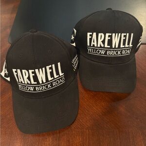 Elton John Farewell Yellow Brick Road Caps